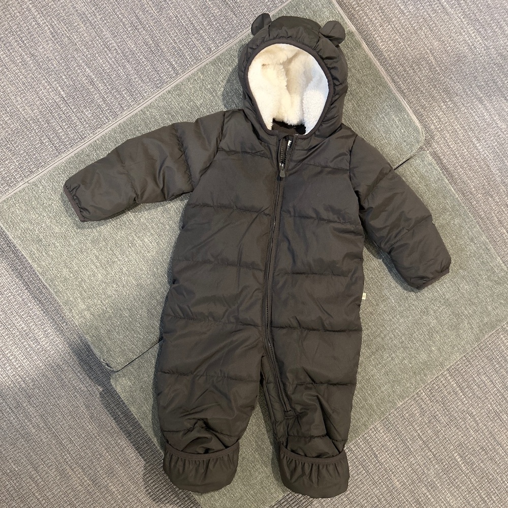 Baby Gap hooded zip up snow suit